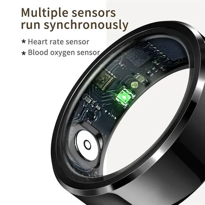 Smart Fitness Ring Health Monitor Heart Rate Sleep Tracking