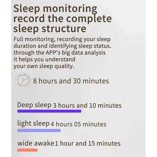 Smart Fitness Ring Health Monitor Heart Rate Sleep Tracking