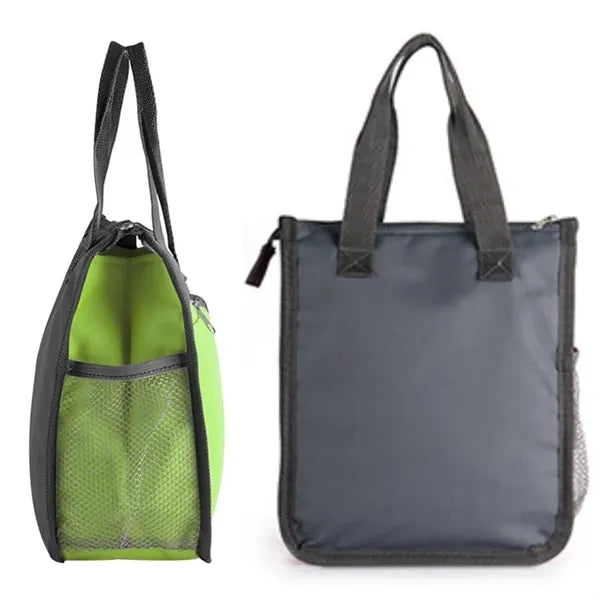 Insulated Lunch Cooler Tote Bag with Zipper Work School