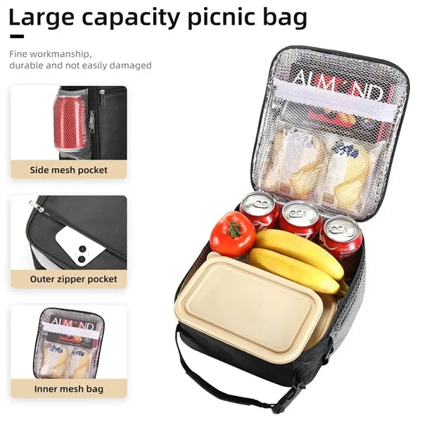Insulated Cooler Lunch Bag Waterproof Work School Picnic