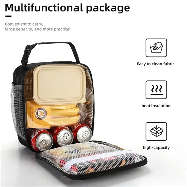 Insulated Cooler Lunch Bag Waterproof Work School Picnic