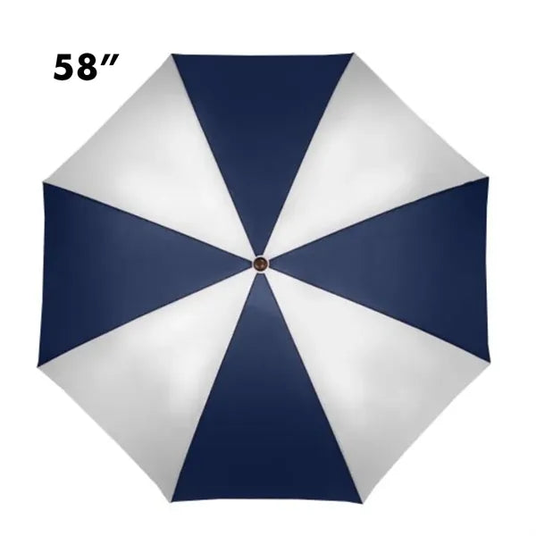 58" Windproof Golf Umbrella Auto Open Travel UV Protection