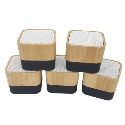Eco-Friendly Bamboo Wireless Bluetooth Speaker Rechargeable