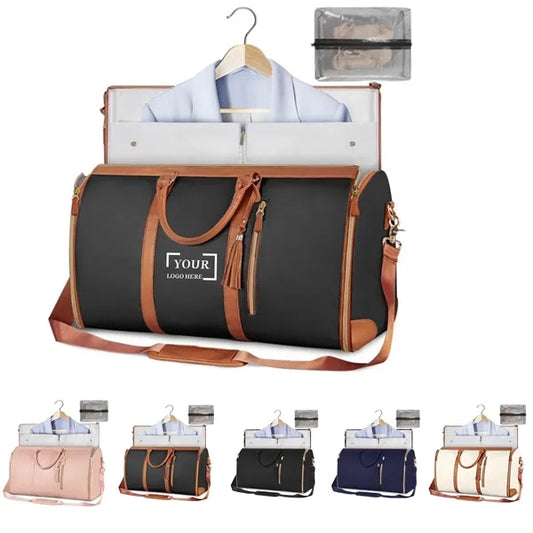 PU Leather Garment Travel Bag