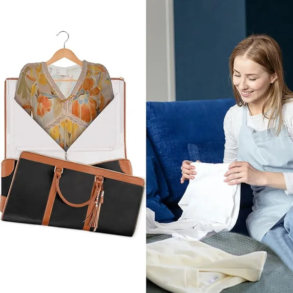 PU Leather Garment Travel Bag