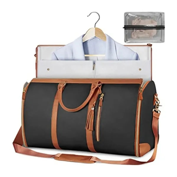 PU Leather Garment Travel Bag