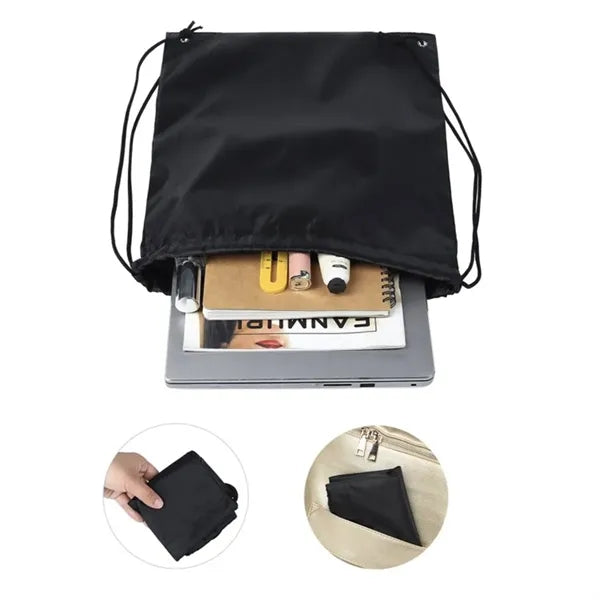Waterproof Drawstring Backpack Cinch Bag Lightweight Gym