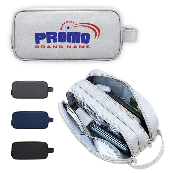 Large Capacity Tech Organizer Waterproof Accessories Case