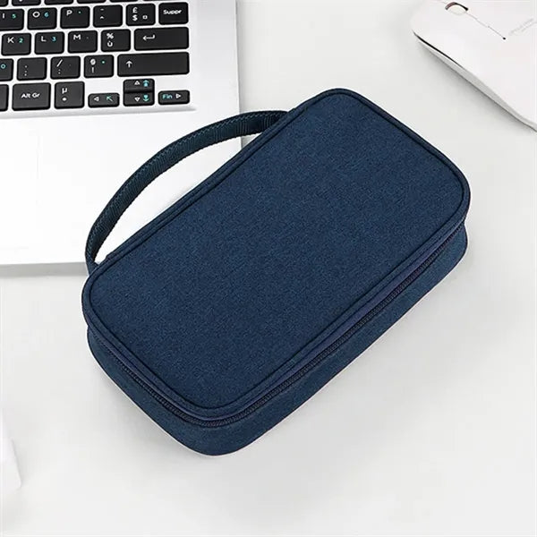 Portable Travel Electronics Organizer Case Cable Tech Pouch