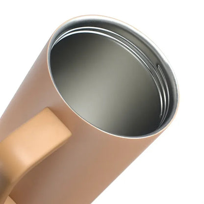 40 oz. Insulated Stainless Steel Vacuum Tumbler Handle Straw