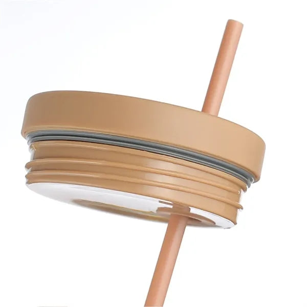 40 oz. Insulated Stainless Steel Vacuum Tumbler Handle Straw