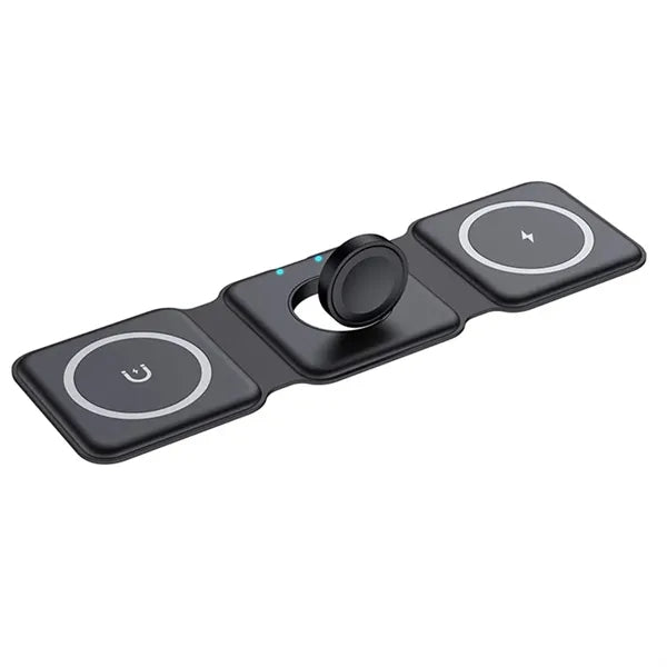 3 In 1 Foldable Magnetic Fast Wireless Charger Station