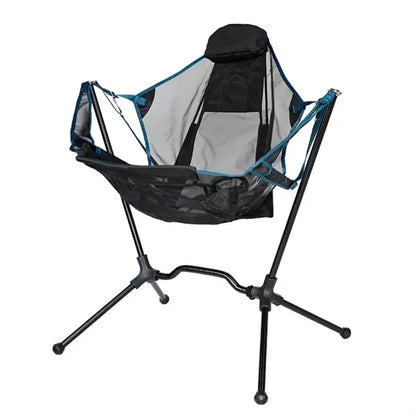 Portable Folding Hammock Camping Chair Beach Moon Lounger