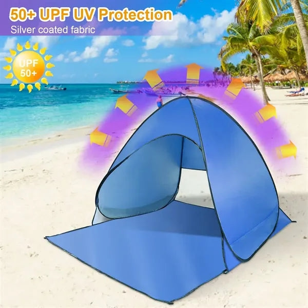 Pop-Up Beach Tent UV Protection Waterproof Portable Shade