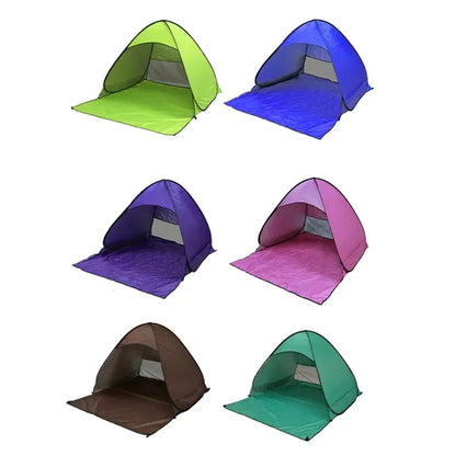 Pop-Up Beach Tent UV Protection Waterproof Portable Shade