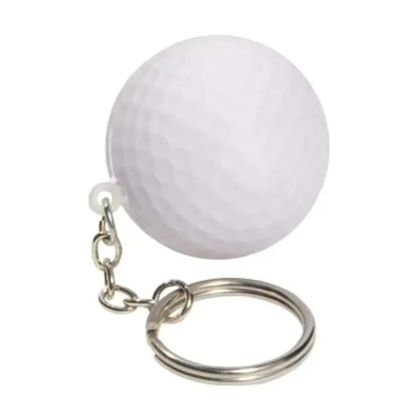 PU Golf Ball Keychain Stress Relief Purse Charm
