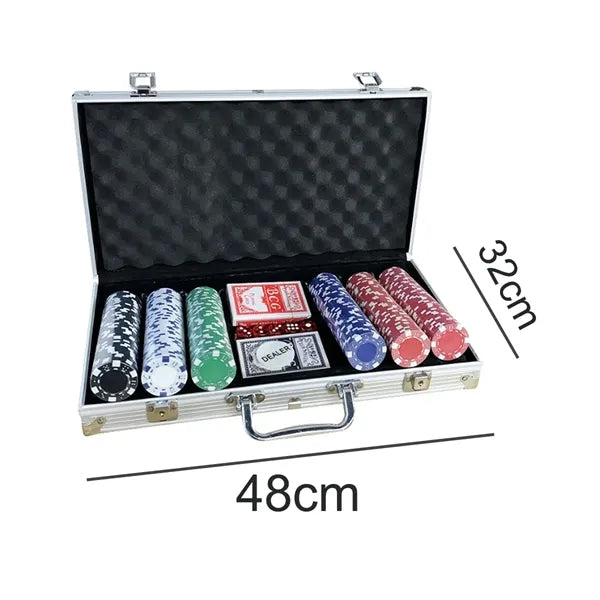 200 Piece Poker Chip Set with Aluminum Case