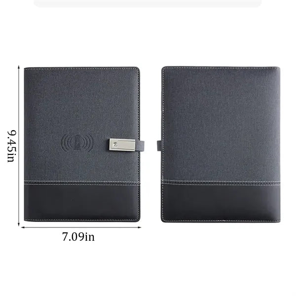Wireless Charger A5 Travel Office Notebook With LED Light
