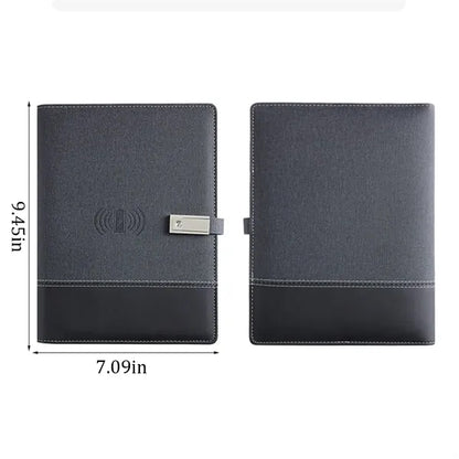 Wireless Charger A5 Travel Office Notebook With LED Light
