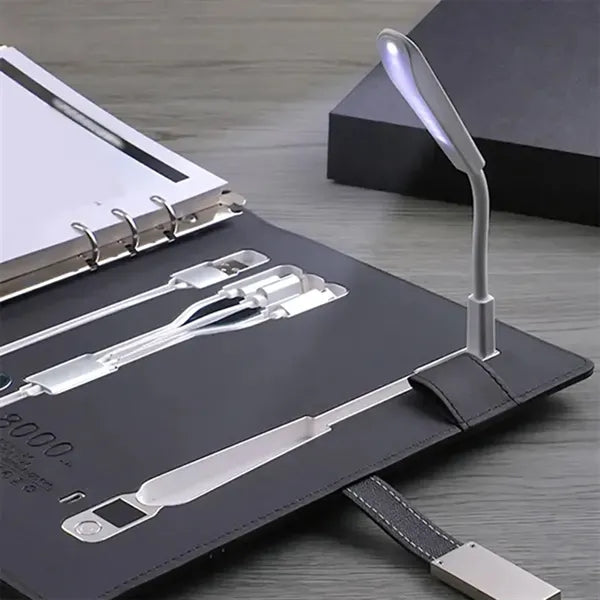 Wireless Charger A5 Travel Office Notebook With LED Light