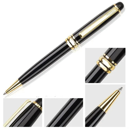 Black Executives Metal Rotating Ballpoint Pen