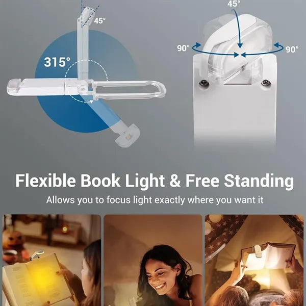 Rechargeable Book Reading Light Portable Booklight
