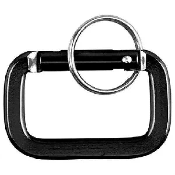 Square Shaped Carabiner with Key Ring