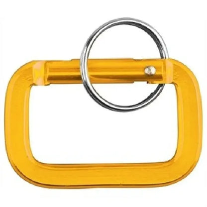 Square Shaped Carabiner with Key Ring