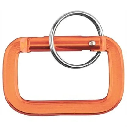 Square Shaped Carabiner with Key Ring