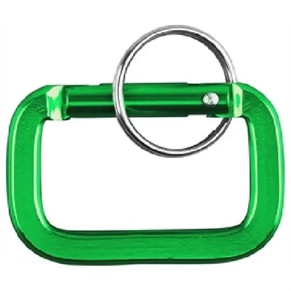 Square Shaped Carabiner with Key Ring