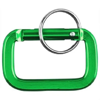 Square Shaped Carabiner with Key Ring