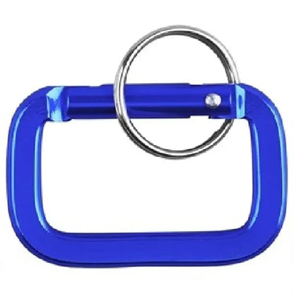 Square Shaped Carabiner with Key Ring
