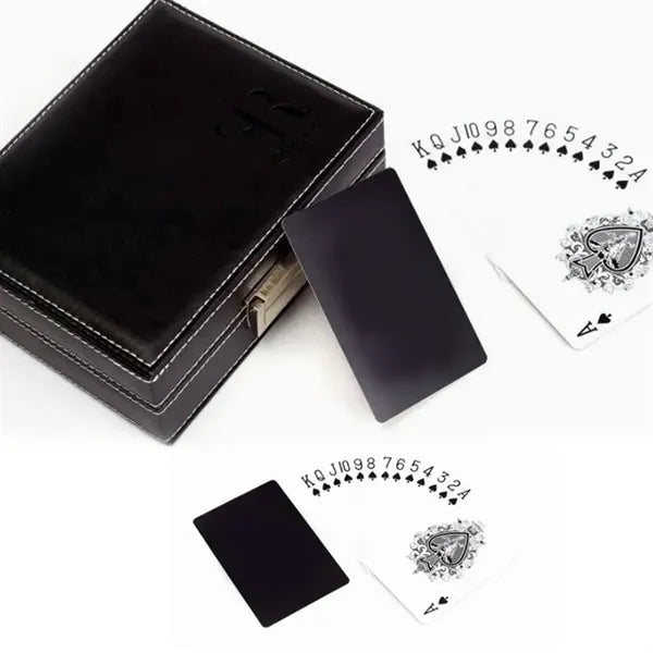 Luxury Playing Card Set in Leather Gift Box