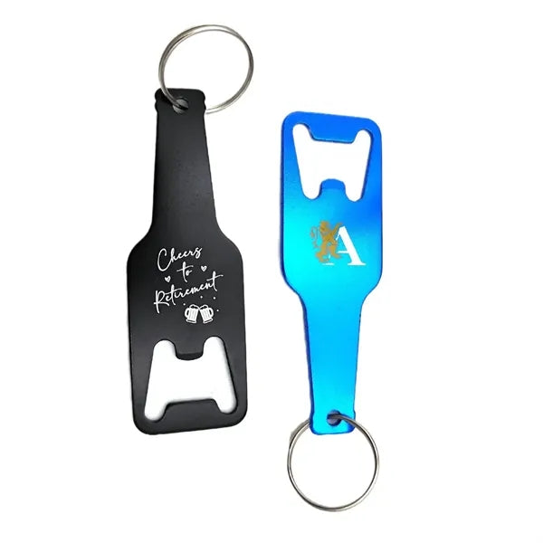 Bottle Style Opener Keychain