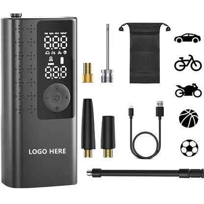 Tire Inflator Air Pump with LED Light