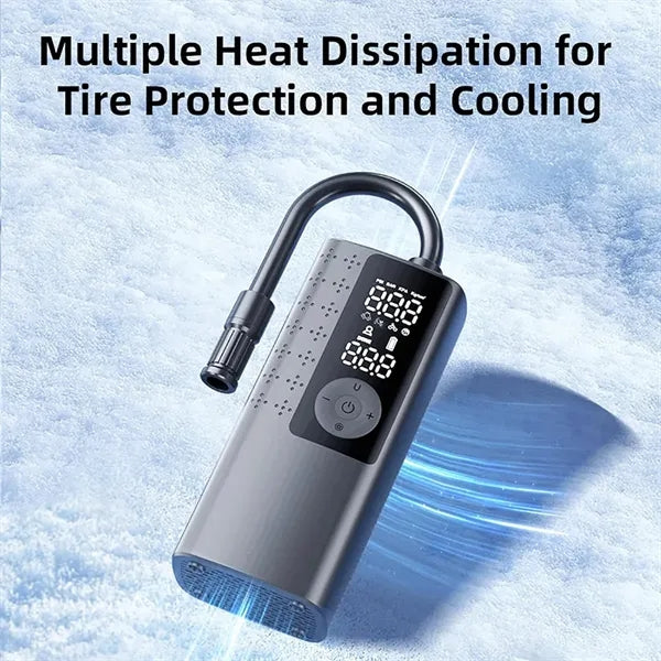 Tire Inflator Air Pump with LED Light