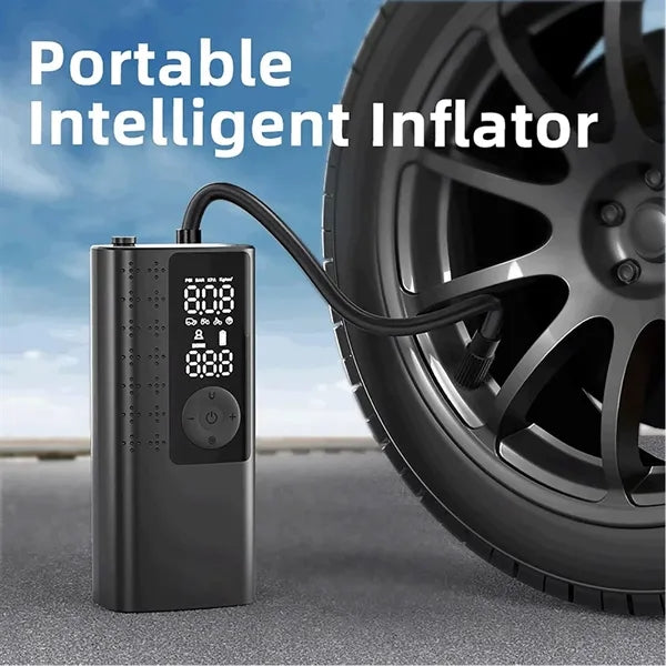 Tire Inflator Air Pump with LED Light