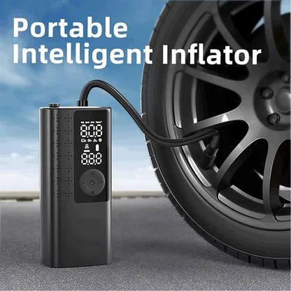 Tire Inflator Air Pump with LED Light