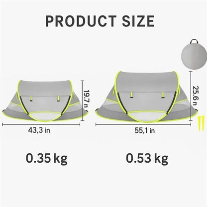 UPF50+ Pop Up Baby Beach Tent