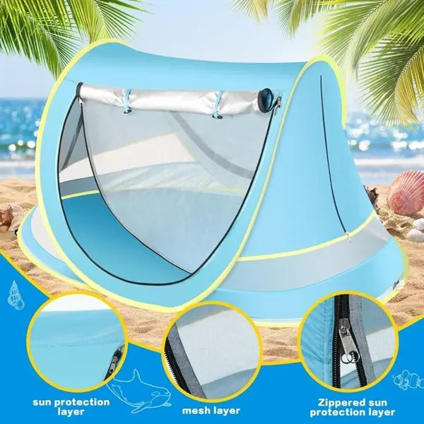 UPF50+ Pop Up Baby Beach Tent