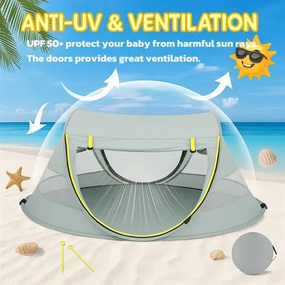 UPF50+ Pop Up Baby Beach Tent