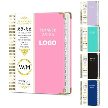 A5 Weekly Monthly Planner 2025-2026
