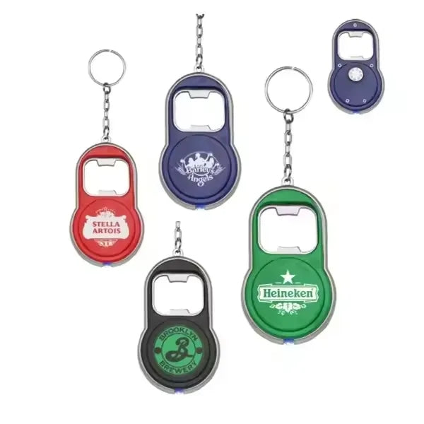 Bottle Opener Keychains With LED Light