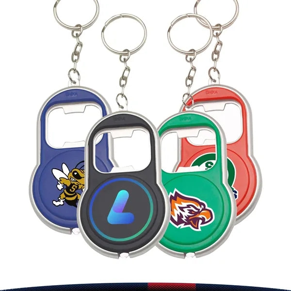 Bottle Opener Keychains With LED Light