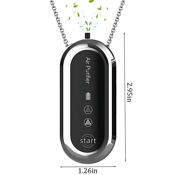 Portable Mini Wearbale Neck Air Purifier Necklace