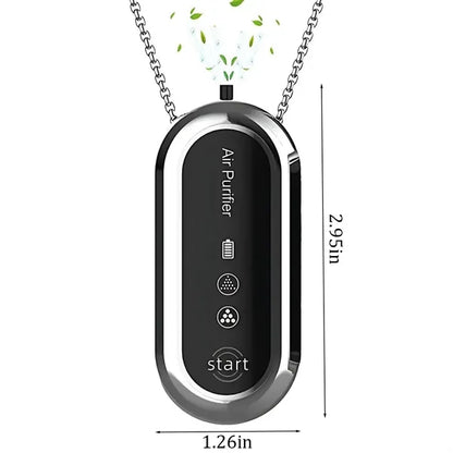 Portable Mini Wearbale Neck Air Purifier Necklace