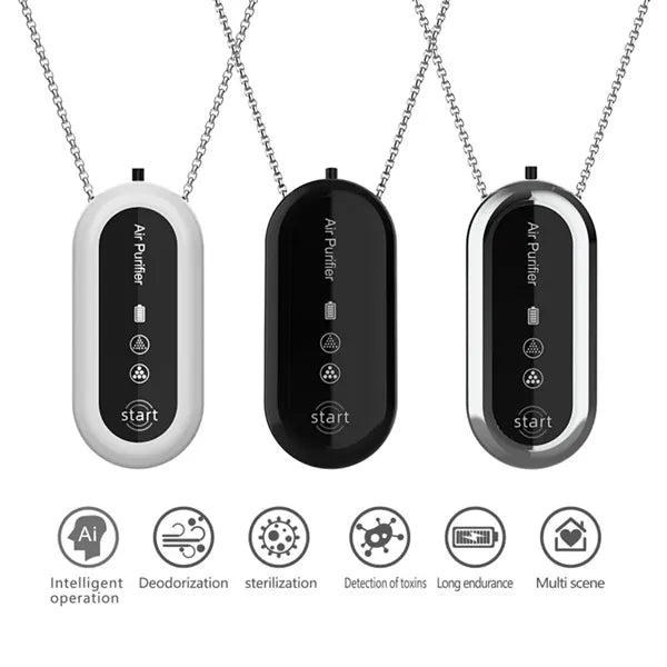 Portable Mini Wearbale Neck Air Purifier Necklace