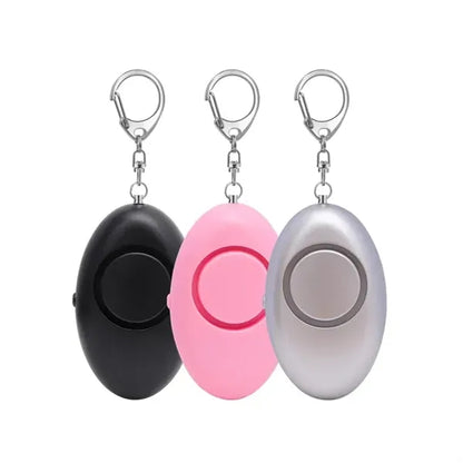 Soft-Touch LED Light & Alarm Key Chain