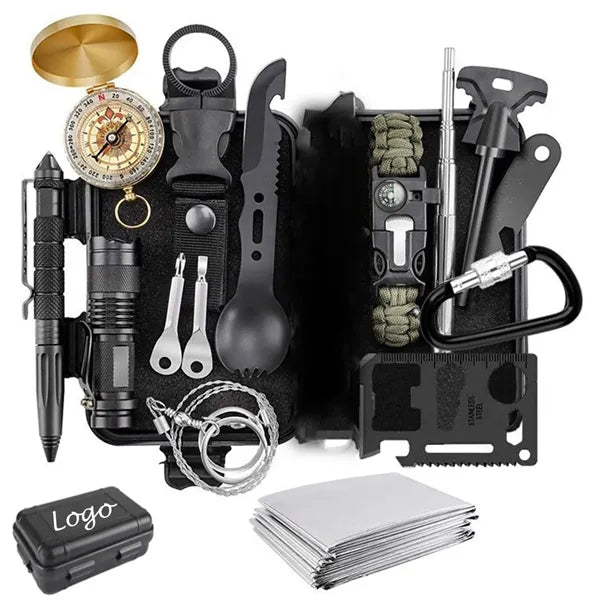 Multifunctional Camping Gadget Emergency Survival Kit