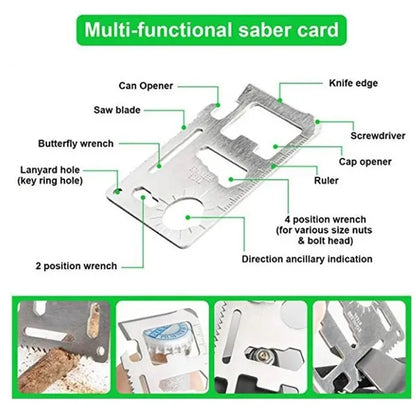 Multifunctional Tactical Gear Emergency Survival Kit